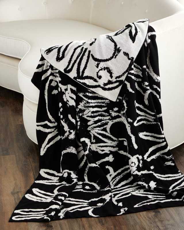Rabbit Run Cashmere Throw Blanket